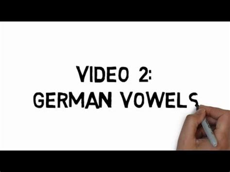 German Pronunciation Video 2: The German Vowels and the IPA - YouTube | Vowel, Pronunciation ...