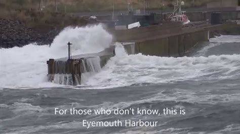 Eyemouth Rough Sea New Camera 692015 Youtube