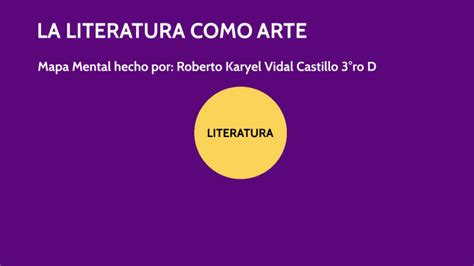 La Literatura Como Arte By Roberto Karyel Vidal Castillo On Prezi