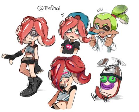 Inkling Octoling Takozonesu And Octocopter Splatoon And 1 More