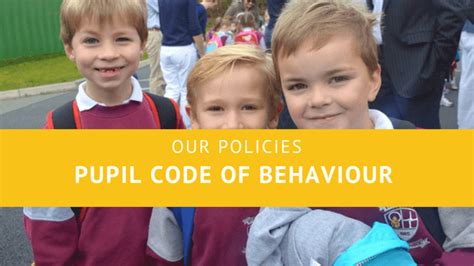 Code Of Behaviour For Pupils Saint Brigids Primary School Website