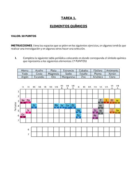 Solution Elementos Qu Micos Studypool