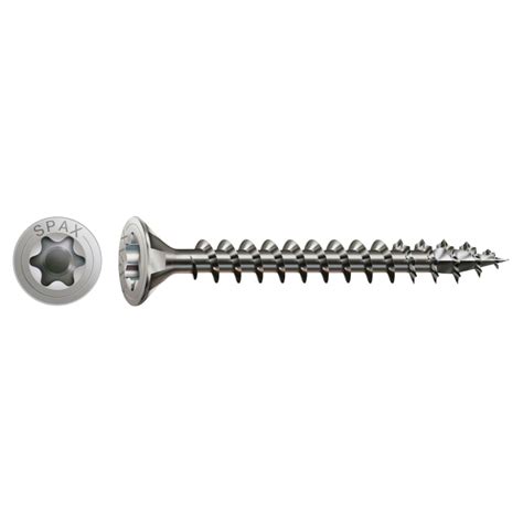 Spax T Star Plus Countersunk Woodscrew 60 X 50mm A2 Stainless