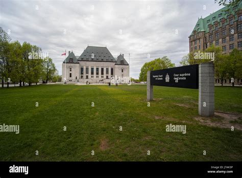 Supreme Court Of Canada Situated In Ottawa Stock Photo Alamy