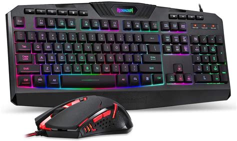Redragon S101 Wired Gaming Keyboard And Mouse Combo Rgb Backlit Gaming
