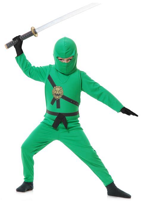 Disfraz De Ninja Verde Para Niños