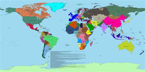 Future World Map 2050