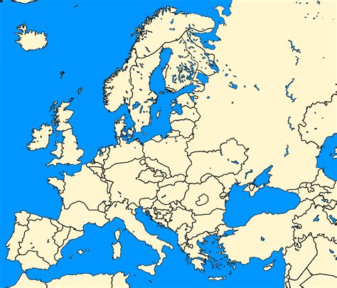 Blank Map Of Europe Ethnics Detailed By Karadzicsblankmaps On Deviantart