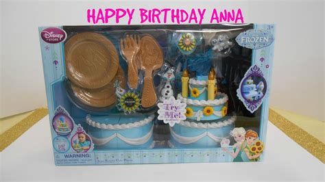 Frozen Fever Happy Birthday Anna Cake Playset Demonstration G Icon Image