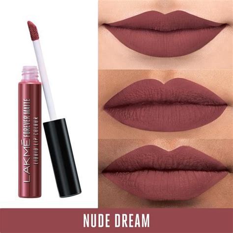 Buy Lakme Forever Matte Liquid Lip Colour Nude Dream Online At Best