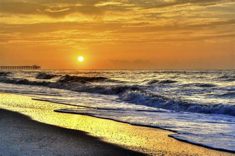 Myrtle Beach South Carolina Sunrise Photograph By Amber Summerow