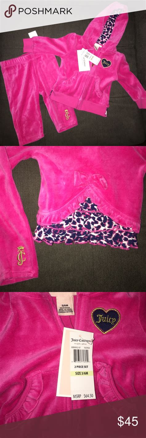 Juicy Couture 2 Piece Velour Set Nwt Juicy Couture Couture Juicy