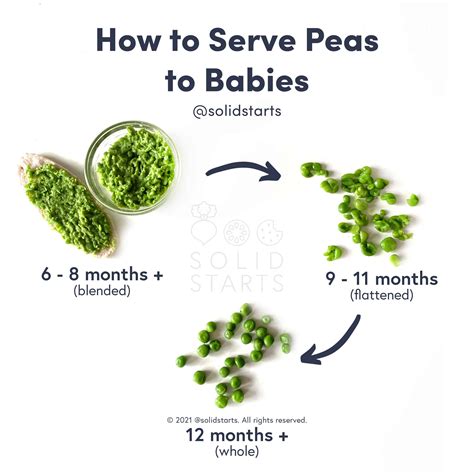 Peas For Babies First Foods For Baby Solid Starts