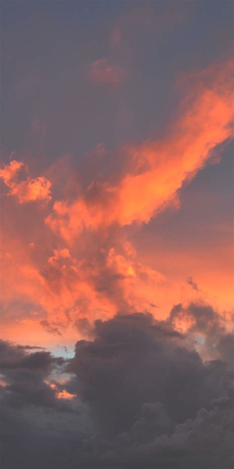 1080x2160 Resolution Clouds Sky Sunset One Plus 5thonor 7xhonor