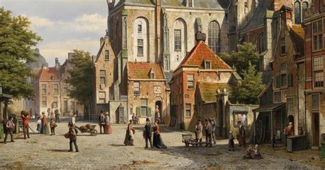 Three Fine Dutch Romantic Paintings