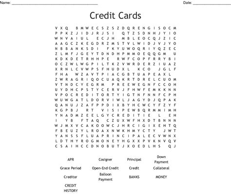 Experience host of lifestyle privileges, cashback offers, rewards, & features to address every need. Credit Cards Word Search - WordMint