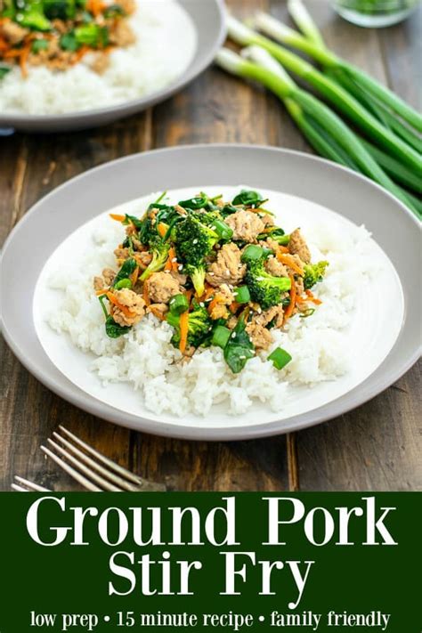 Ground Pork Stir Fry Recipe The Schmidty Wife