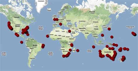 Shark World Map Elamp
