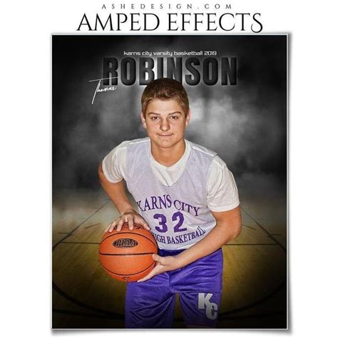 Sports Poster Template Set Photoshop Collage Templates For Etsy