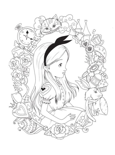 Https://tommynaija.com/coloring Page/alice In Wonderland Anime Coloring Pages