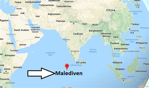 It lies southwest of sri lanka and india, about 700 kilometres. Karte Malediven