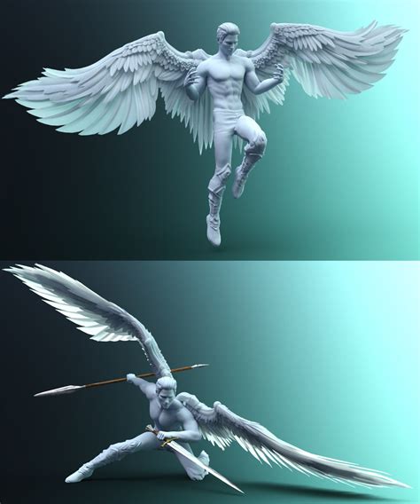 Sacrosanct Poses And Expressions For Genesis 8 And Morningstar Wings