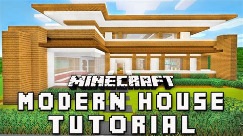 Minecraft Tutorial How To Build A Modern House Part 1 Layout And