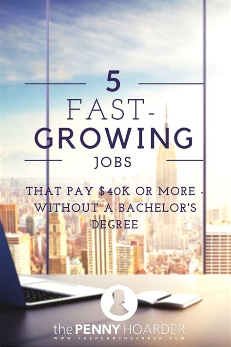 These 5 Fast Growing Jobs Pay More Than 50k No Bachelors Required