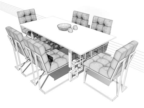 Drawing Dining Table At Explore Collection Of