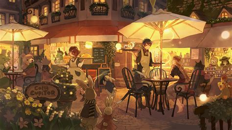 Anime Drink Coffee Wallpapers Wallpaper Cave