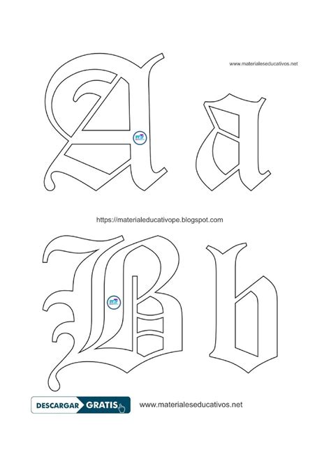 Moldes Plantillas Letras Goticas Letters Map Symbols Sexiz Pix