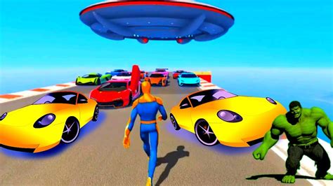 Superhero Car Stunts Racing Car Games Car Games Android Gameplay