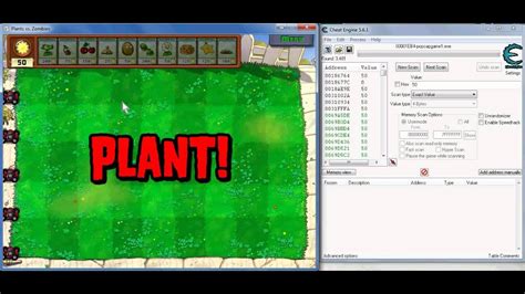 How To Hack Plants Vs Zombies Using Cheat Engine Infinite Sun YouTube
