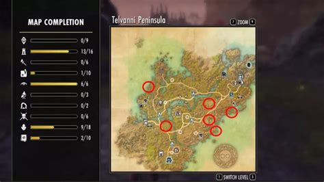 Eso Necrom Treasure Map Where To Find Telvanni Peninsula Treasure