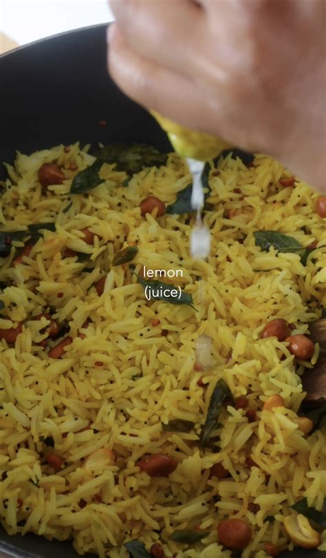 Lemon Rice Recipe Chitranna Or Nimmakaya Pulihora Beextravegant