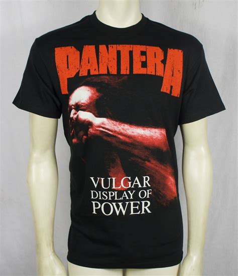 Pantera T Shirt Red Vulgar Merch2rock Alternative Clothing