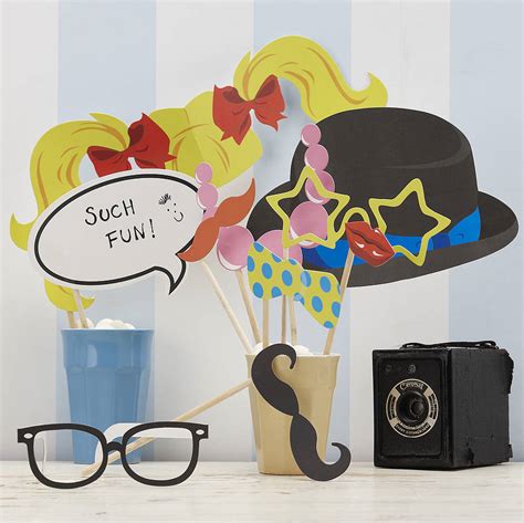 Photo Booth Party Props By Ginger Ray Notonthehighstreet Com