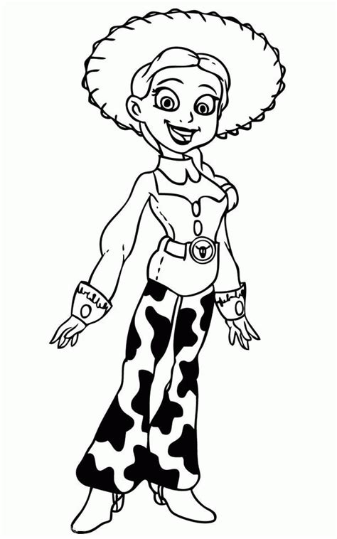 Toy Story 2 Jessie Coloring Pages Coloring Home