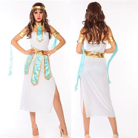 Egyptian Cleopatra Costume Sexy Greek Goddess Costumes Adult Halloween