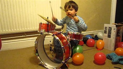A five year old is capable of understanding and doing a lot, but they still think adults are awesome and everything. Two year old boy first time ever on drum kit ,Baby ...