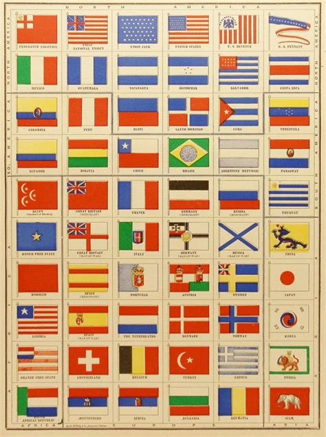 Vintage World Flags Flags Of The World Vintage Flag Historical Flags