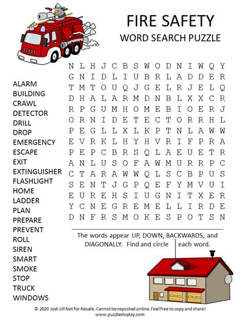 Free Printable Fire Safety Worksheets Pdf Printable Templates By Nora