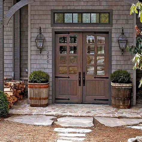 60 Rustic Farmhouse Exterior Decor Ideas 56 House Exterior