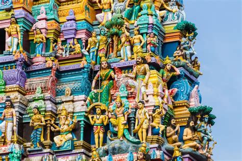 Hindu Temple Sri Lanka Stock Photo Image Of Closeup 81271184