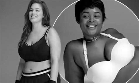 ashley graham s lingerie advert celebrating plus sized bodies is banned daily mail online
