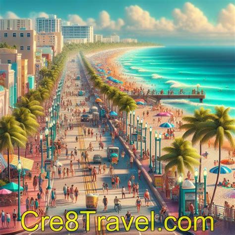 Hollywood Beach Boardwalk Ai Travel Guide Photo Tips Social Media Share Cre8travel