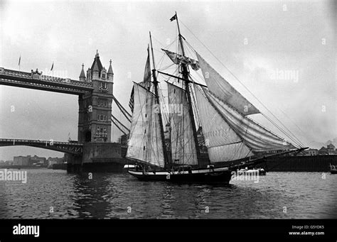 The Only Baltimore Clipper Schooner In The World Hi Res Stock