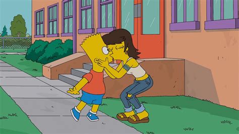Shauna Kisses Bart To Make Someone Jealous The Simpsons Youtube