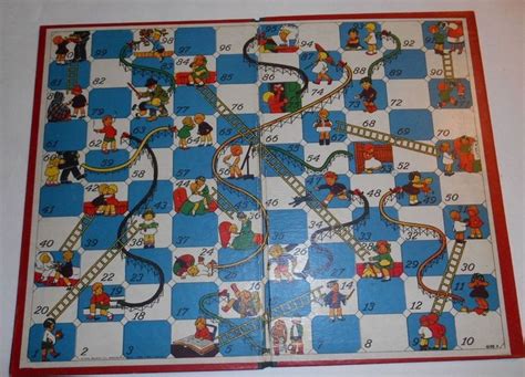 1943 Chutes And Ladders Vintage Game Board Decoration Replacement