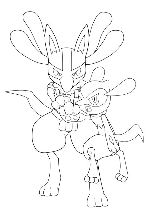 Riolu Coloring Pages Coloring Pages